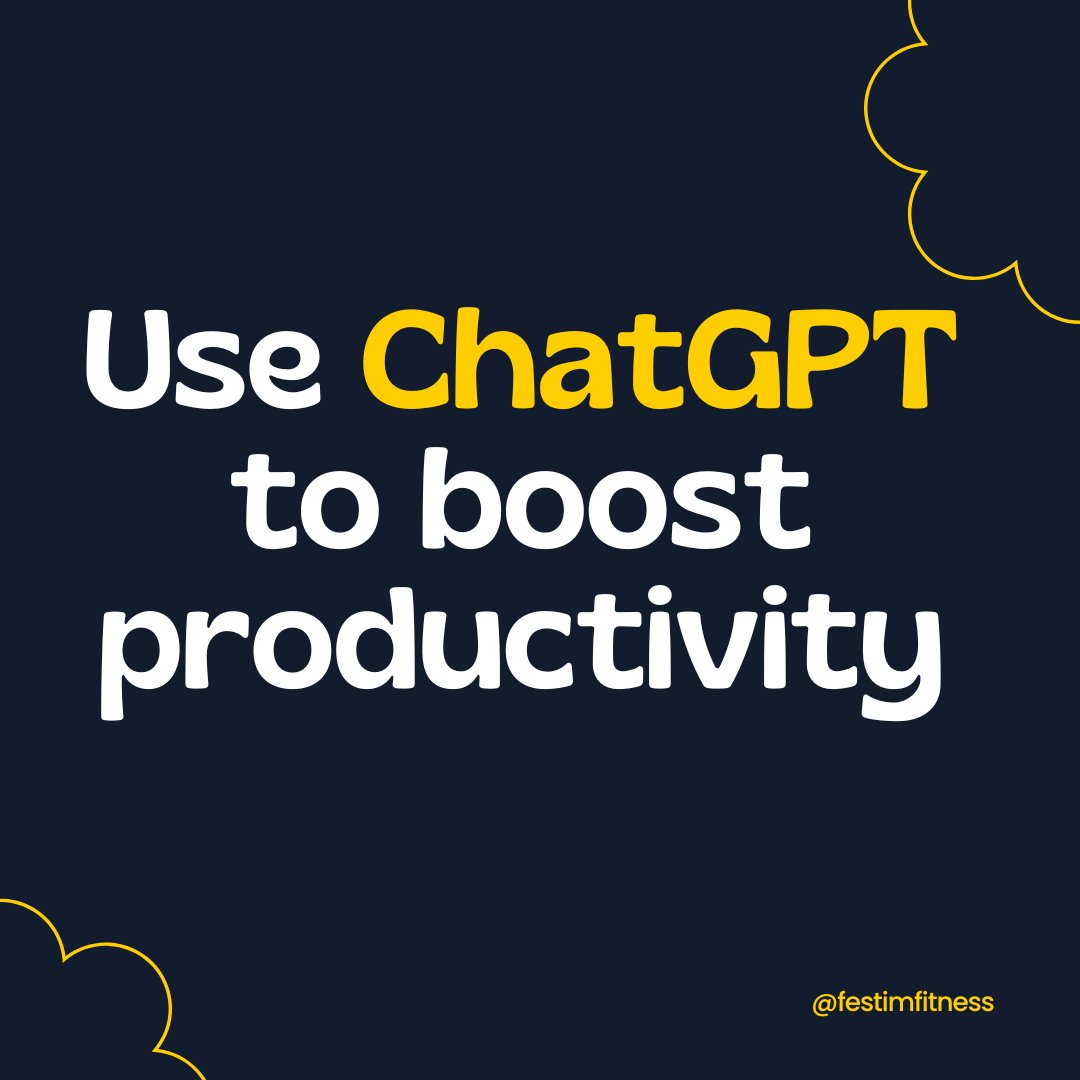 pathsofstrength's tweet photo. I created a guide on how can Use ChatGPT to boost productivity🚀

Oh' come on who didn't know ChatGPT 
why you are losing out, get here for FREE

And for the next 24 hours, it's free!

just:
1. Follow me @festimfitness 
2. RT this tweet
3. Reply "GPT"

(must be following to get): https://t.co/LESxoldHVh