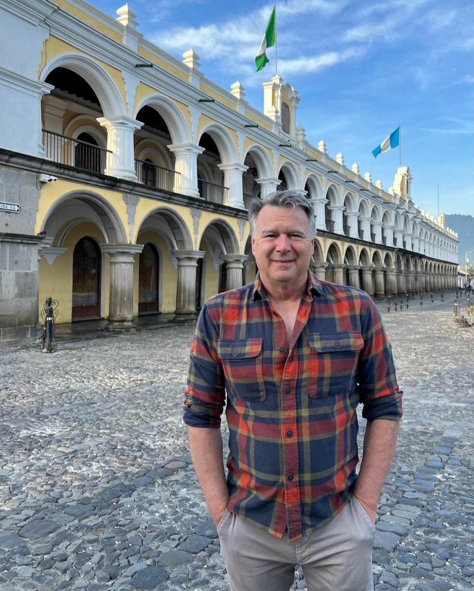 samuel125paul's tweet photo. Royal Place of the Captains General one of the several impressive buildings on the central square in Antigua Guatemala. The building as been built and restored  numerous times over several centuries-from my research it appears that the two story https://t.co/p66iEjY7BB