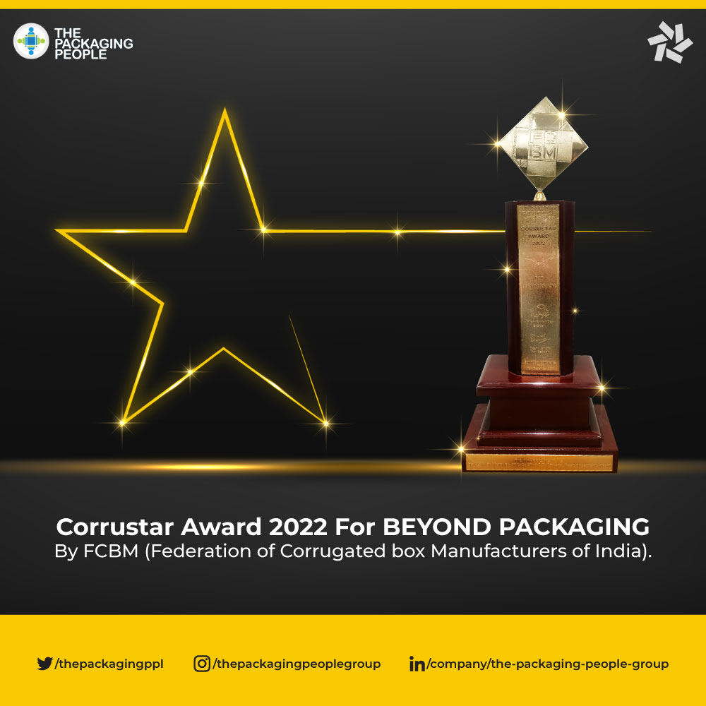 thepackagingppl's tweet photo. Corrustar Award 2022 For BEYOND PACKAGING
By FCBM (Federation of Corrugated box Manufacturers of India)
#ThePackagingPeople #ShreePackers #VyankteshCorrugators #shriniwasBoardAndPaper #VyankteshPackagingHyderabad #CorrugationSolution #PaperSolution #FSC #Sedex #BRC https://t.co/RrrMrOMLTF