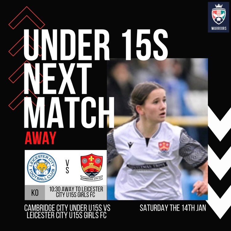 Next up ⚽️ 

We travel to Leicester <a href="/JPL_WARRIORS/">JPL Warriors 🛡️</a>