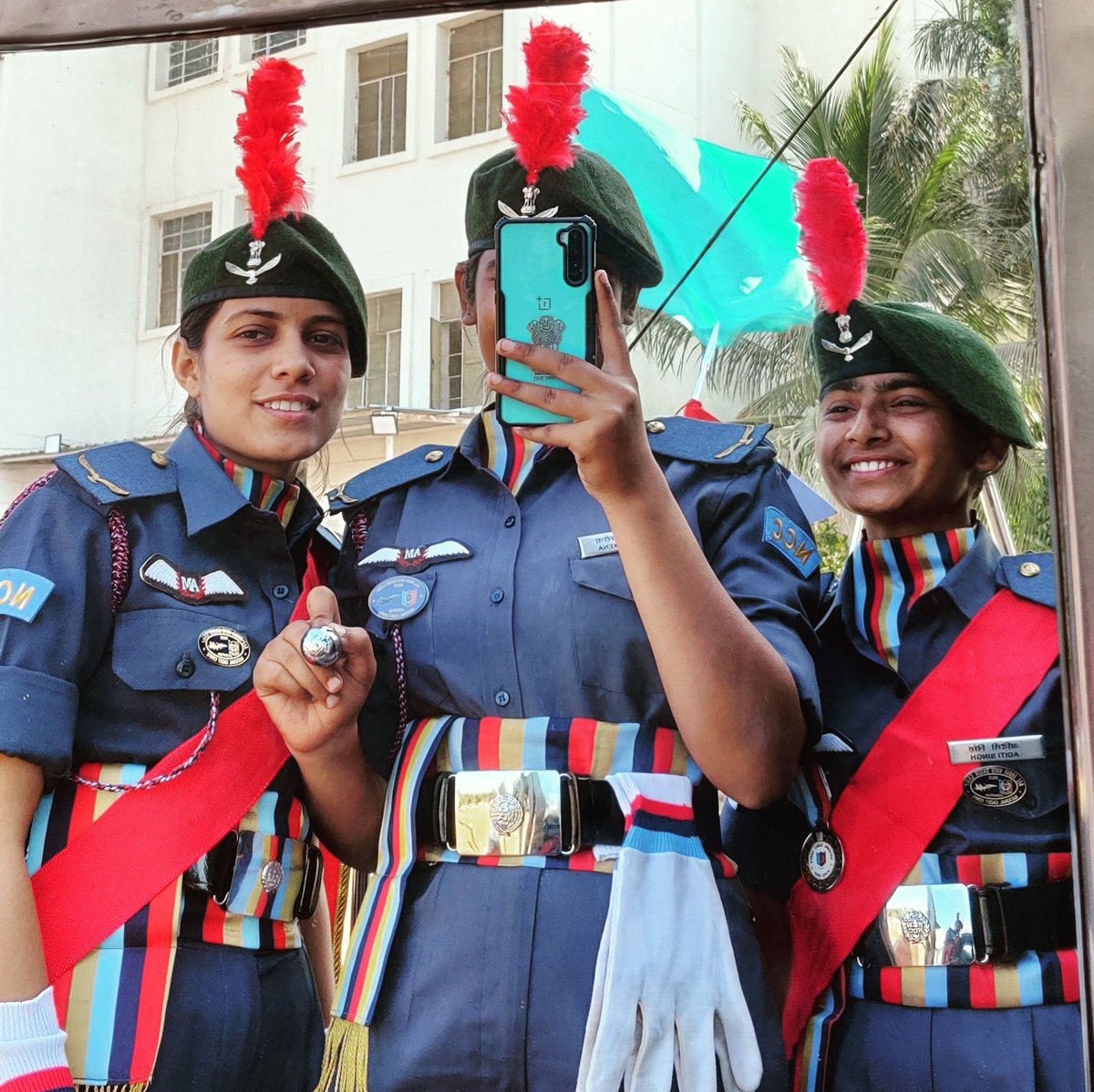 Saxenadivya21's tweet photo. Group commander Col. Gaurav SM sir's visit. Guard of honour team  @HQ_DG_NCC @Lalit_DDGRajNCC @ncc_rj_ @NCCDteRajasthan @rudrakshmukhi https://t.co/RBkF9BGpUk