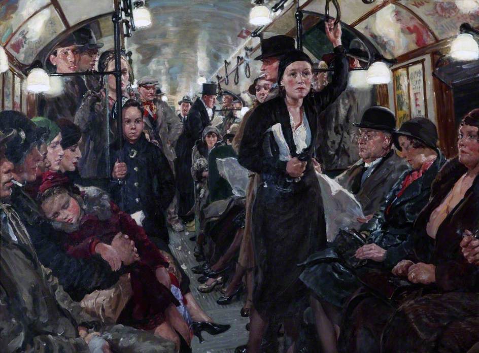 'Underground' || 1932 || Thomas Cantrell Dugdale

(Walker Art Gallery)