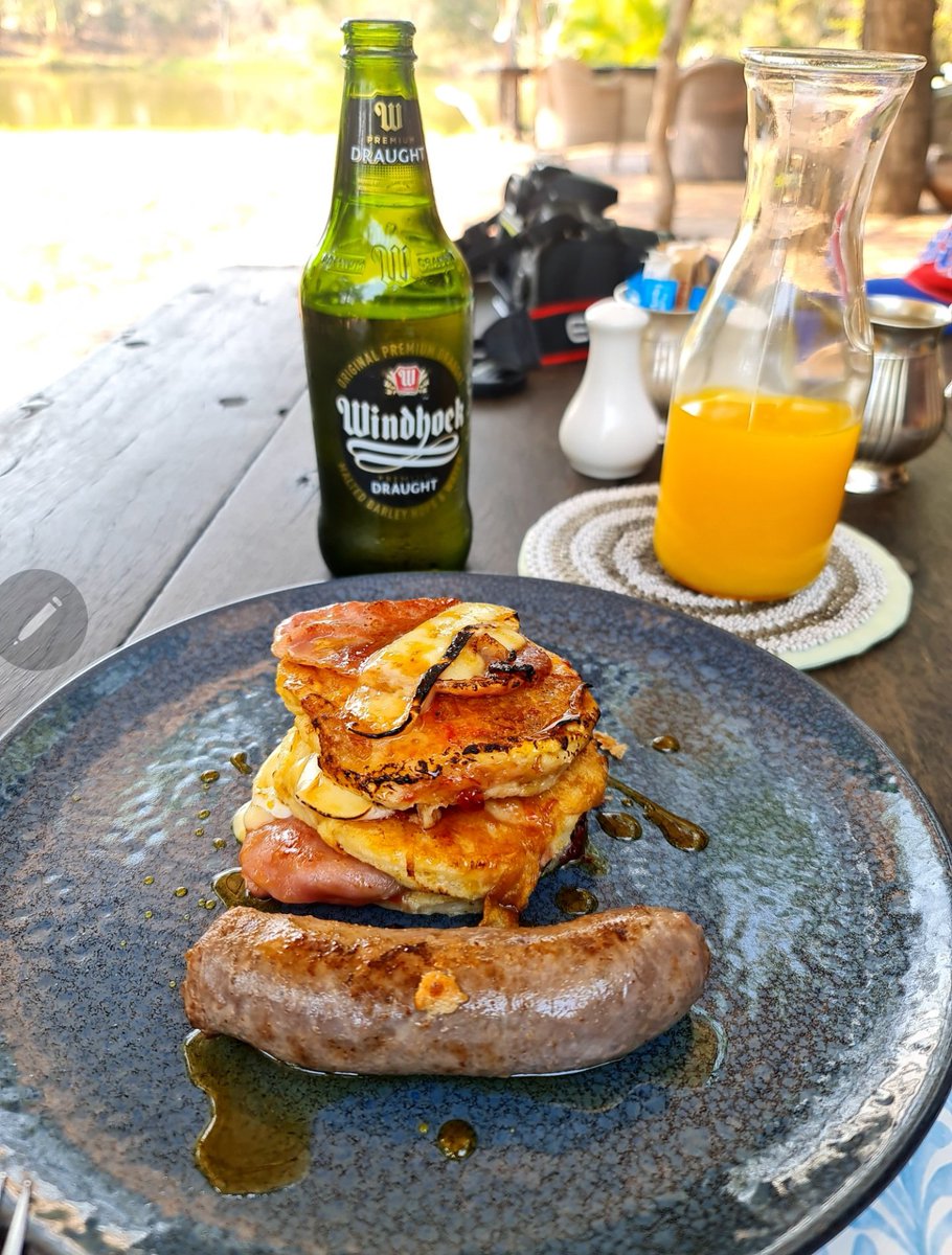willoways's tweet image. A pancake Burger  @WindhoekBeer_SA
#WindhoekMoments #PureBeer