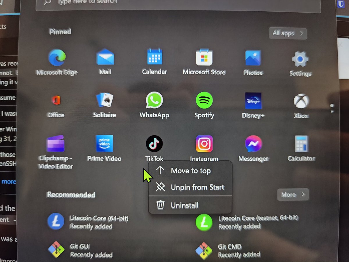 CodingGhoul's tweet image. My new laptop came with TikTok installed. An app notorious for handing data over to the Chinese government. Yikes