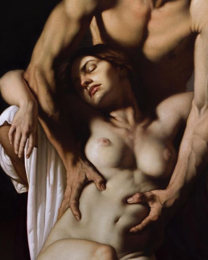AcademiaAesthe1's tweet photo. LACRIMA NOTTURNA, 2019 by Roberto Ferri https://t.co/0LcFCs5Enr