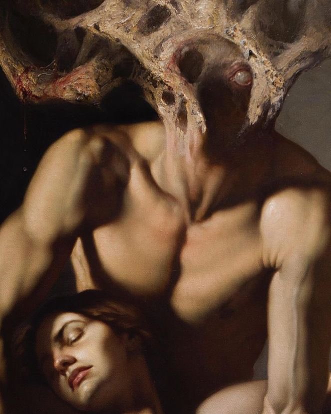 AcademiaAesthe1's tweet photo. LACRIMA NOTTURNA, 2019 by Roberto Ferri https://t.co/0LcFCs5Enr
