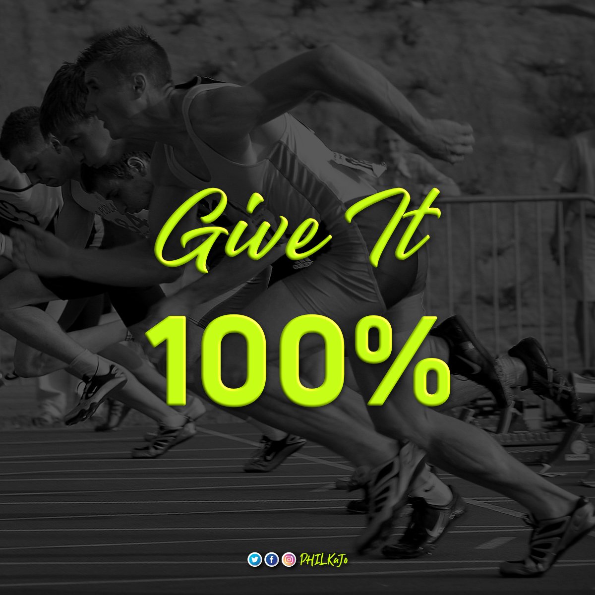 And whatever you do, do it heartily, as to the Lord and not to men,

Colossians 3:23

#GiveIt100
#GiveGodYourBest