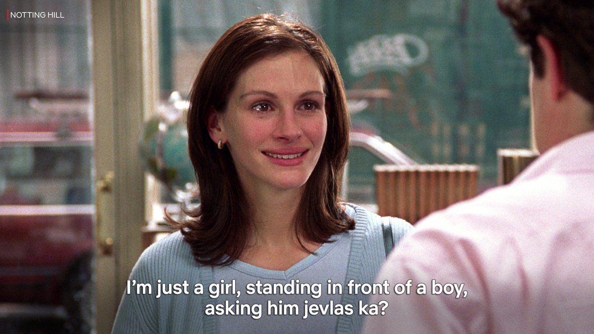 Netflix India on Twitter "This scene from Notting Hill always makes us