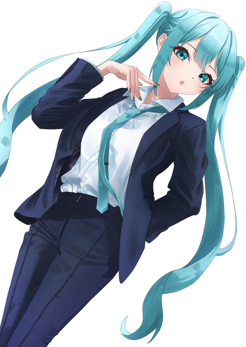 スーツ#初音ミク 