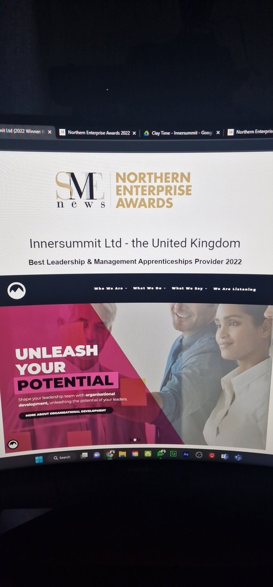 Great news for all the Innersummit team, employers and apprentices. We won the Northern Engerprise Awards for Best Leadership and Management Apprenticeship provider #apprenticeship #LeadershipDevelopment