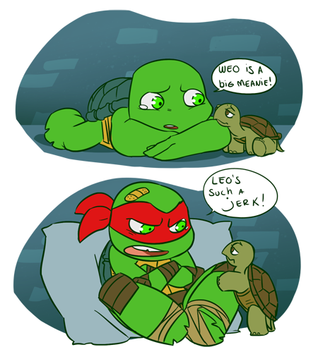 sneefee's tweet photo. Raph❤️💙Leo. Raph talk to his pet:"Leo...Leo...Leo..."
By @sneefee in 2013.
#tmnt2012 #TMNT #Leo #Raph https://t.co/hYtMXk4oCZ