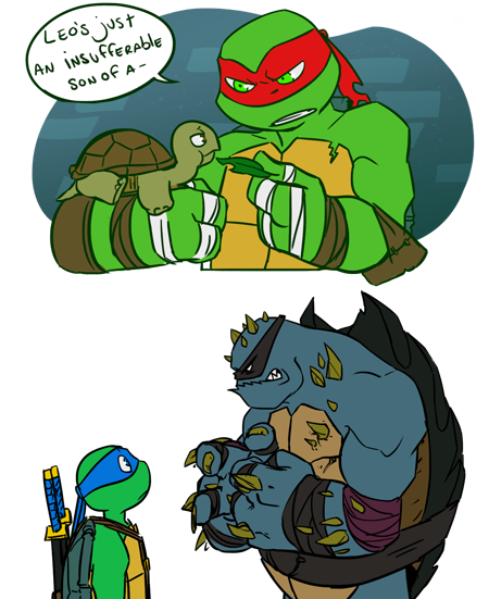 sneefee's tweet photo. Raph❤️💙Leo. Raph talk to his pet:"Leo...Leo...Leo..."
By @sneefee in 2013.
#tmnt2012 #TMNT #Leo #Raph https://t.co/hYtMXk4oCZ