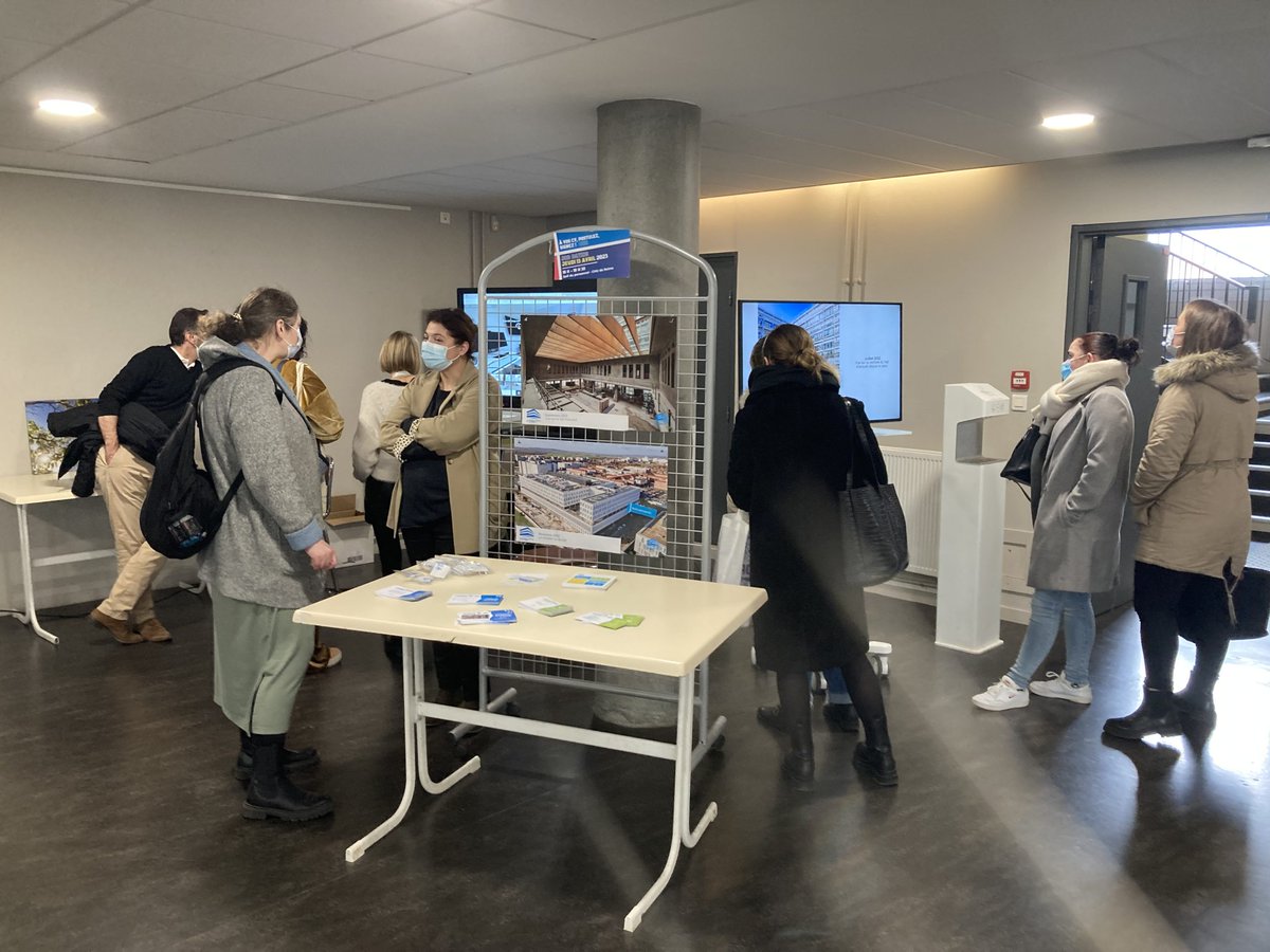 #NHR | Retour en images sur la 1er journée d'info à l'IRF du <a href="/chudereims/">CHU de Reims</a> 
Objectifs : présenter le #NouvelHopitalDeReims aux futurs professionnels de santé et les informer sur le processus de #recrutement. 
📅 RDV : vendredi 27 janvier de 11h à 14h30
➡ swll.to/vnBxGo1