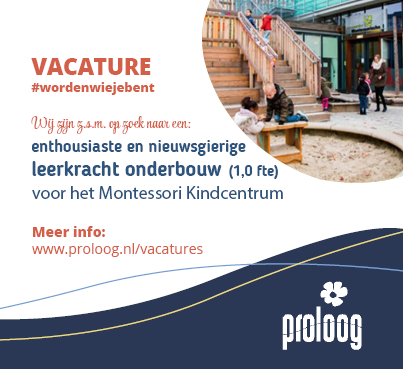 VACATURE | Wij zoeken zo spoedig mogelijk een enthousiaste leerkracht onderbouw voor ons Montessori Kindcentrum. Kom werken binnen een hardwerkend, betrokken, toegewijd en behulpzaam team!  Bekijk de vacature en reageer vóór 18 januari 👉 proloog.nl/Werken-bij/Vac…
