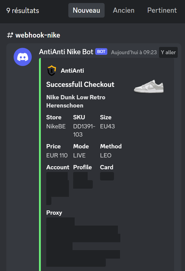 El_trashito's tweet photo. x13mint on zal,x2Nike and x7 fog Nike. 
Good day with @Gammaofficial @BananaFramework @AAShoppingBot and @PrimedProx 
CG: @SilentCorpEU https://t.co/XHLKnpgmAB
