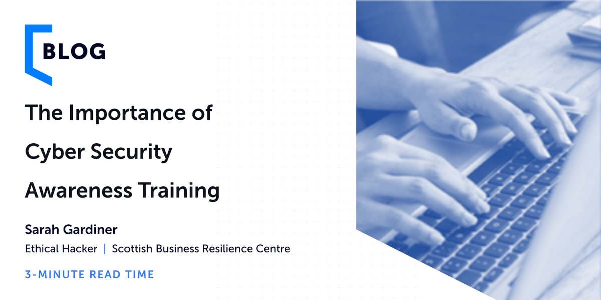 An effective way to keep your organisation secure against common cyber threats is by regularly carrying out staff awareness training.  

Ethical Hacker, <a href="/EncryptedSarah/">Sarah</a> explains the importance of #cyberawareness training 👉 bit.ly/3MHvyre

#CyberSecurity #CyberTraining