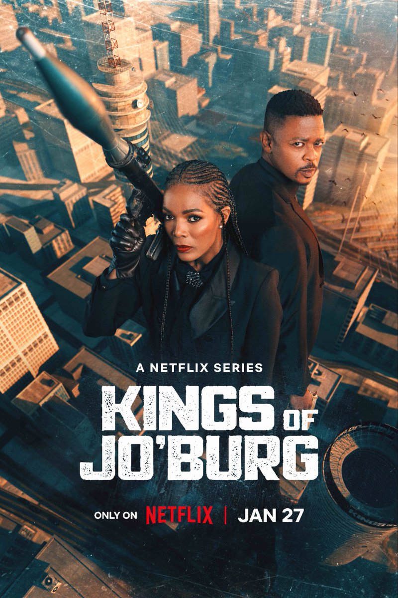 NetflixSA's tweet photo. What does it take to run Jozi? Catch the second season of #KingsOfJoburg only Netflix 27 January. https://t.co/ERqLXJUjtH