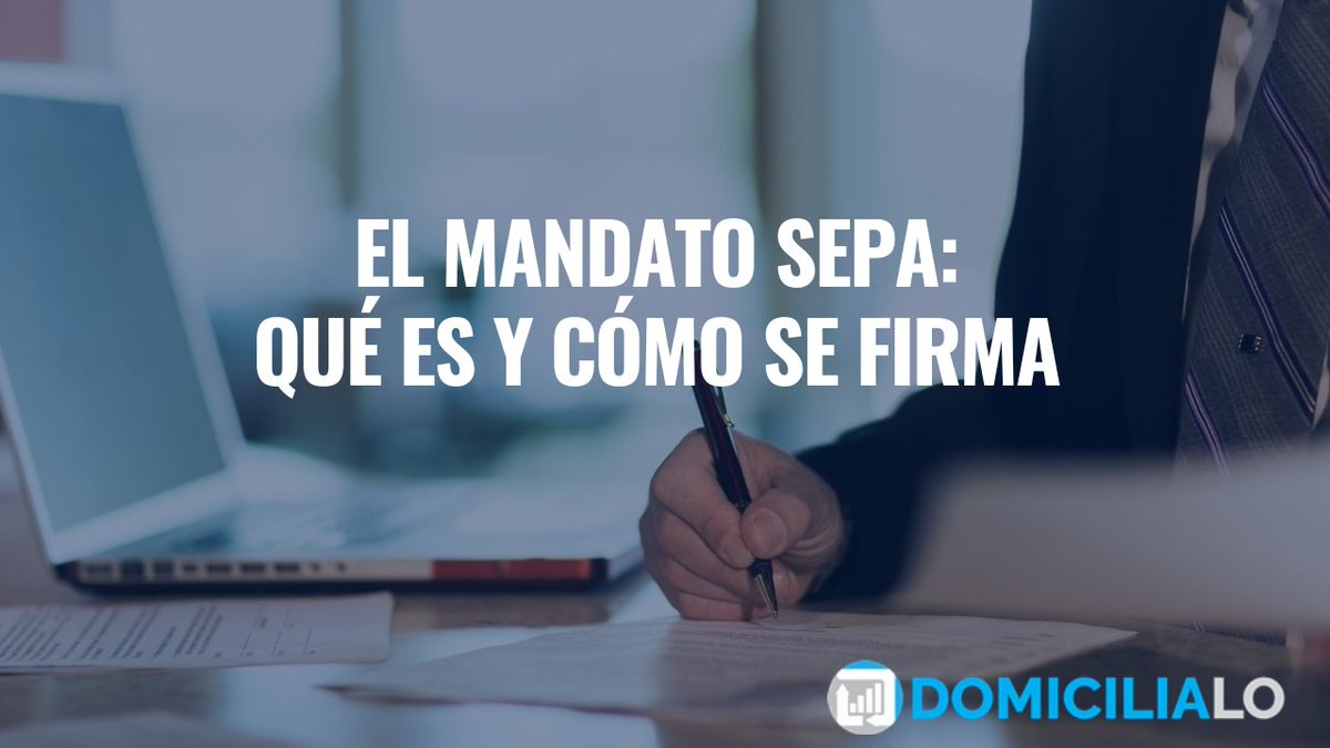 Domicilialo's tweet photo. Si tienes un negocio y quieres domiciliar los cobros de tus clientes debes conocer qué es el mandato SEPA
https://t.co/tu8g26myLl

#mandatoSEPA #domiciliacionbancaria #domiciliacion #mediosdepago #domiciliacionderecibos #empresarios #autonomos #negocios #finanzas #tesoreria https://t.co/Lm9jFw2p4R