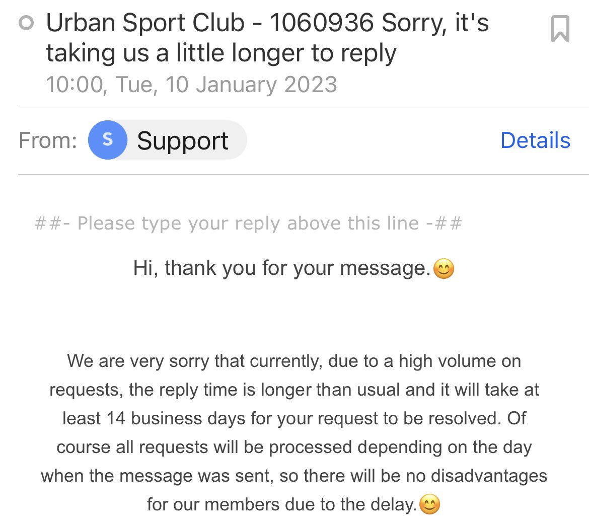 Well of course, not surprised given all the recent price changes and the general mess the app has been 🙄😒 Get your stuff together <a href="/urbansportsclub/">Urban Sports Club</a> you used to have a great product - what happened?