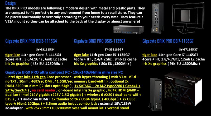 FrontosaSA's tweet image. Brix Pro can serve the most demanding applications with its high processing power and multiple display support. Now available on our website!

Link: frontosa.co.za

#ad #pckit #brixpro #GIGABYTE