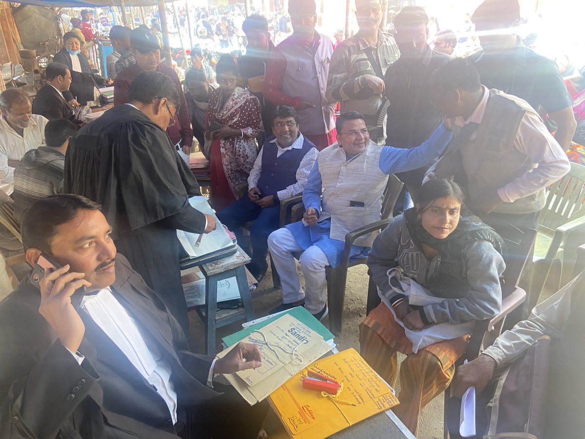 JyotirmayBJP's tweet photo. Appeared before Hon'ble Purulia Court in connection with an old false case. https://t.co/EnhZubcDER