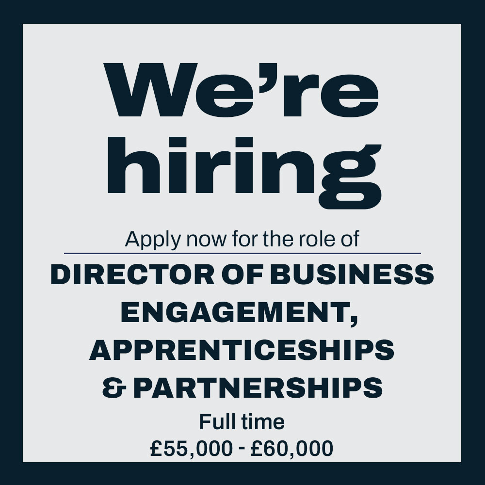 yourCOPC's tweet photo. Do you have the passion and ambition to lead our Apprenticeships team?

We're looking for a Director of Business Engagement, Apprenticeships and Partnerships to join us at City of Portsmouth College.

Find out more and apply here: https://t.co/tvrGeMnfly https://t.co/GRfnCUlFB6