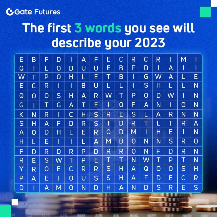 ✨The first 3⃣words you see will describe your 2023

📅: 10 - 17 January, 2022

✅Follow <a href="/GateioFutures/">Gate Futures</a>
✅Tag 3 friends with #gateiofutures
✅What are your first 3 words in 2023 ? : gleam.io/jrthP/gateio-f…

🎁15 winners win up to $75