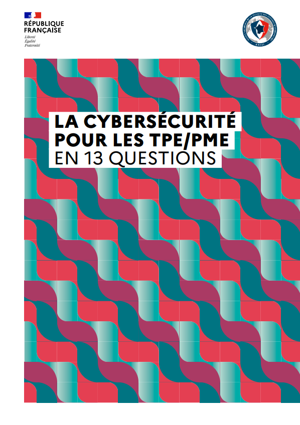 [#MardiConseil]
🕵️Un certain nombre de menaces en #cybersécurité pèsent sur les TPE/PME et il faut savoir y faire face.  
<a href="/DGEntreprises/">Direction générale des Entreprises</a> <a href="/CPMEnationale/">CPME</a> <a href="/francenumfr/">France Num 📲 TPE PME : Passez au numérique</a>  <a href="/cybervictimes/">Cybermalveillance.gouv.fr</a> 

Retrouvez notre guide #ANSSI en 13 questions👇
ssi.gouv.fr/guide/la-cyber…
