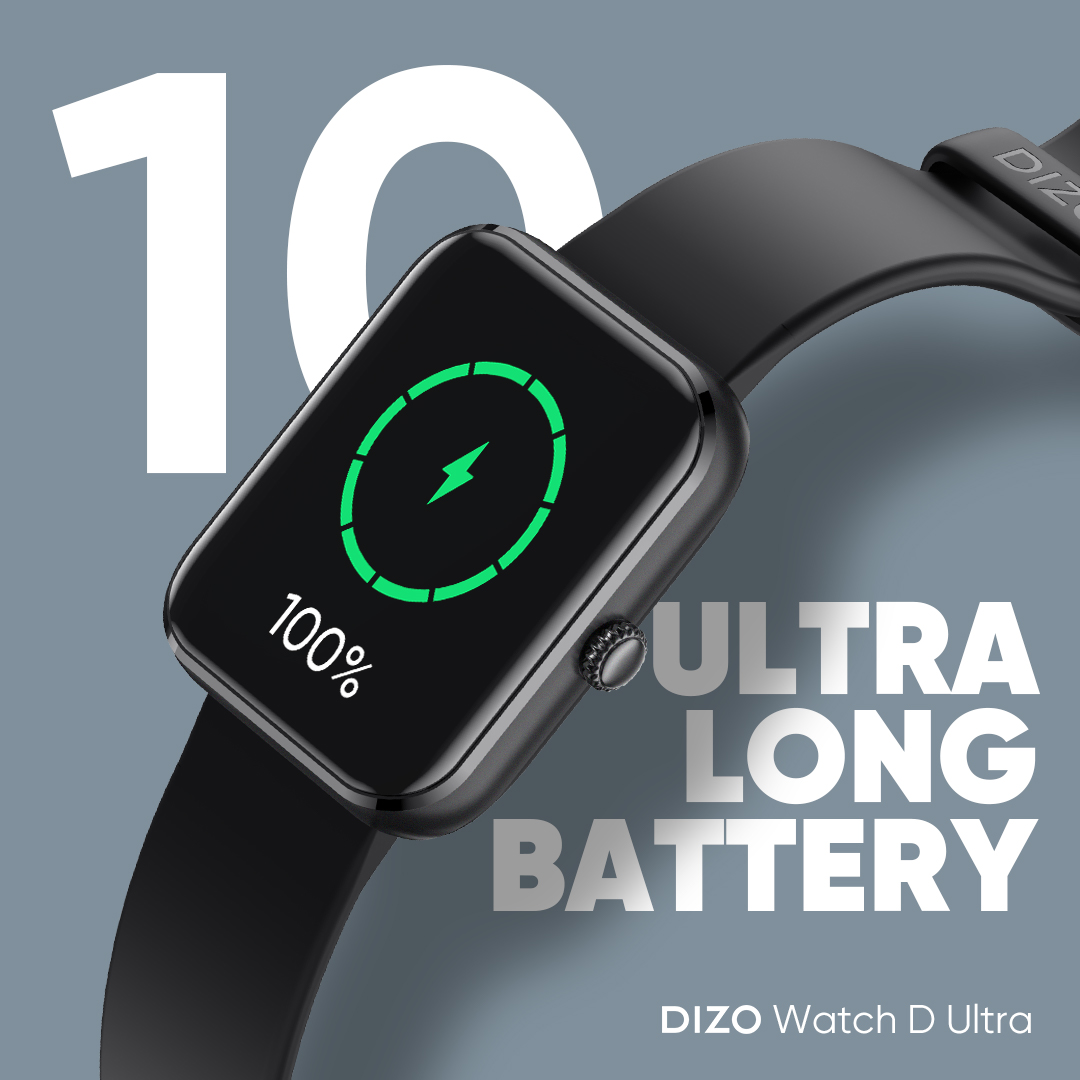 DIZOTech's tweet photo. A relationship that will last long, no conditions applied.
BTW, what's the longest your future-ex-smartwatch lasted?
#DIZOWatchDUltra offers upto 10-days of battery life.
Coming for you at โน3,299/- on 12th Jan, 12 PM at @flipkart
๐ https://t.co/GUvY98tex4
#CallForSharpness https://t.co/XInZjmTu7A