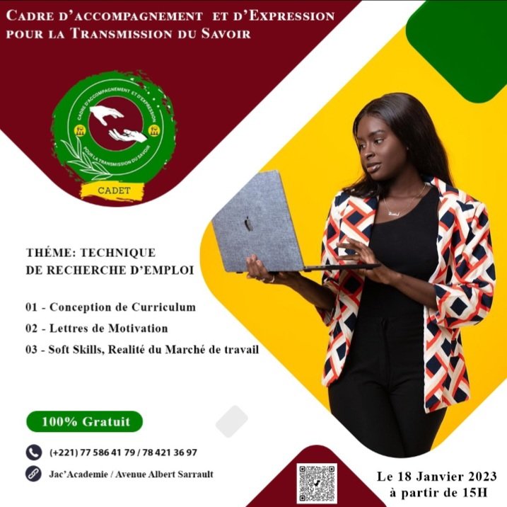 pdmn_'s tweet photo. Hello, nous te convions à une formation sur les techniques de recherche d'emploi à la @JacademieA dans le cadre de la promotion de l'insertion professionnelle des jeunes du @CADET_221

A bientôt 😉

https://t.co/HMUADBgvPC https://t.co/rDR2uBKxZE
