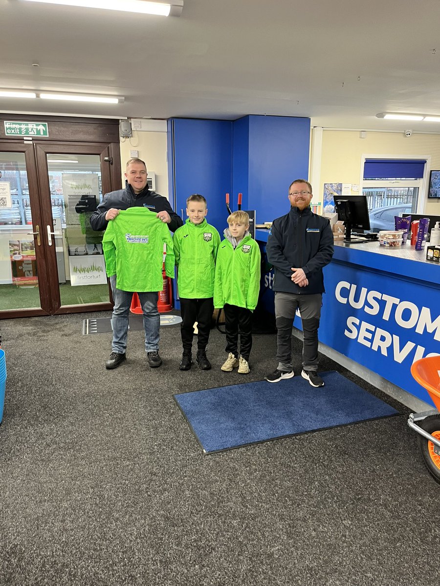 Thank you to <a href="/standrewstimber/">St Andrews Timber & Building Supplies Ltd</a> (paisley) for supplying the teams rain jackets