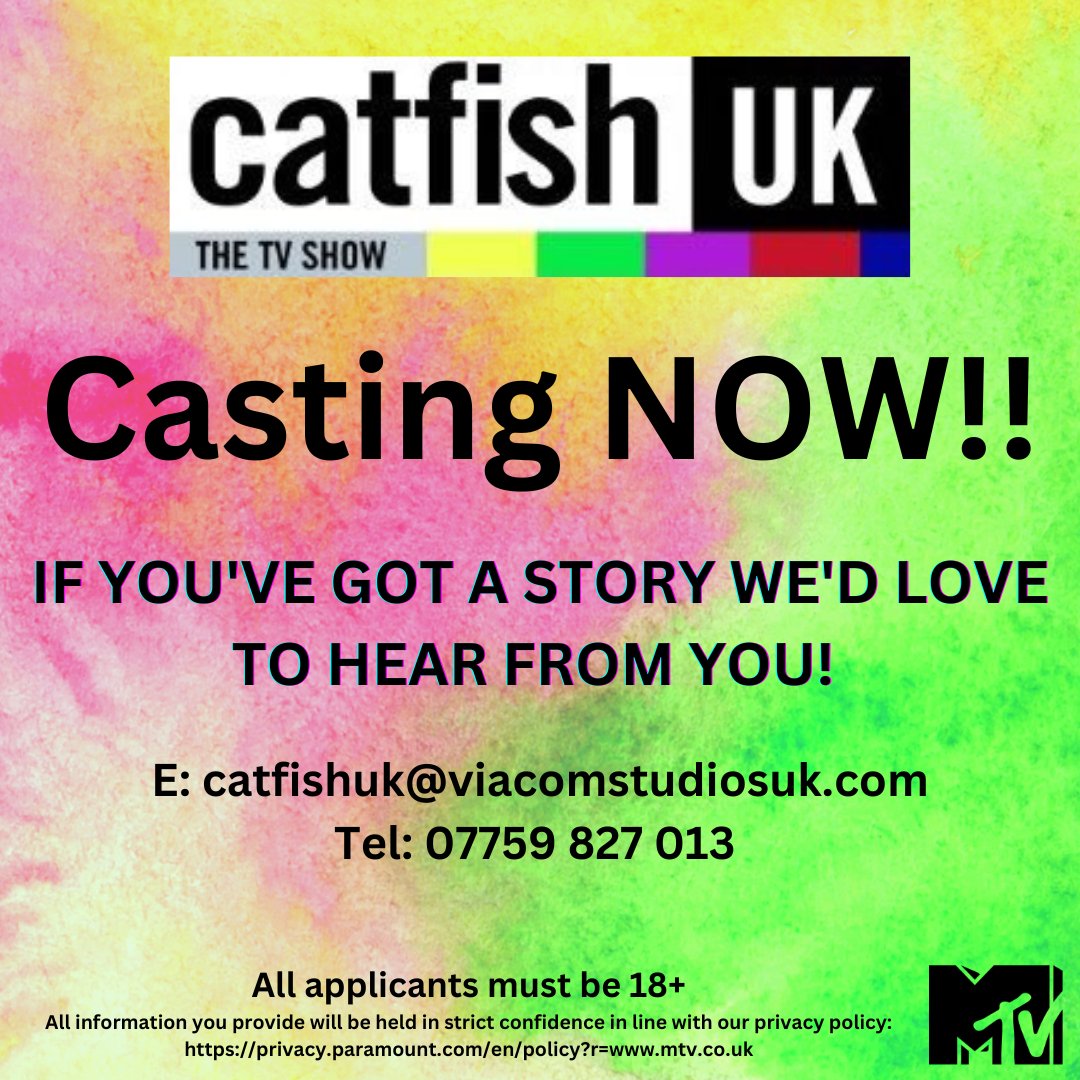 MTV Catfish UK Casting tweet media