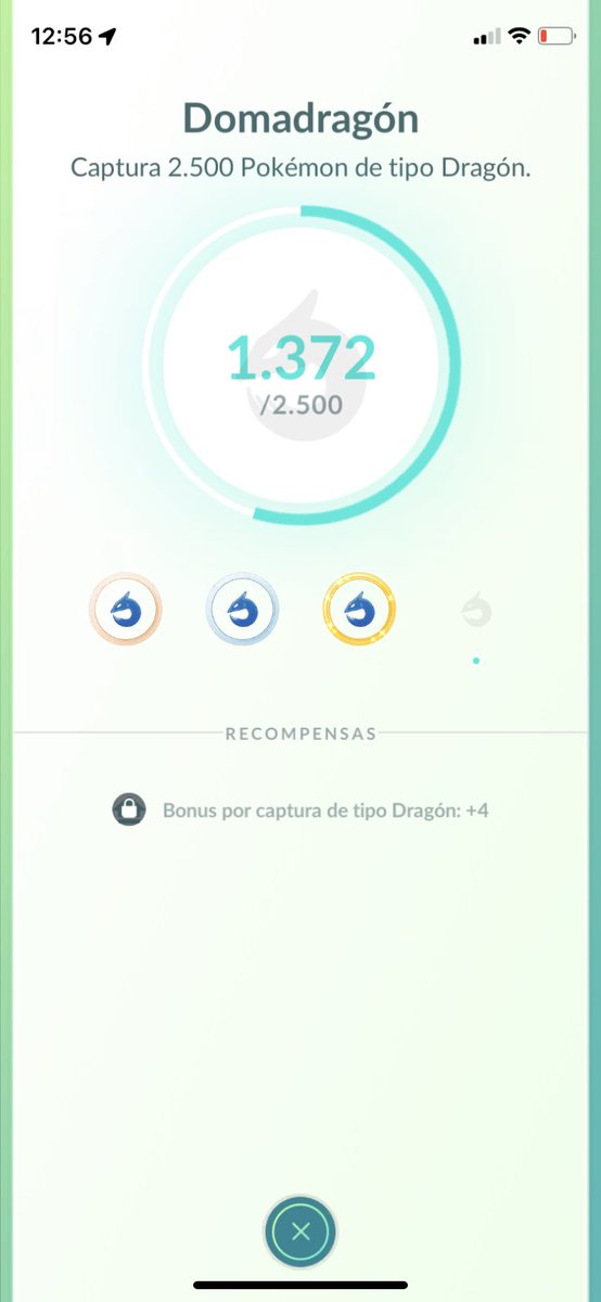 EsPokemonGo's tweet image. Después de mi parón de jugar Liantic me da otra oportunidad para completar la medalla. Gracias @NianticHelp .