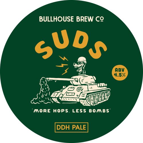 BEER ALERT!
In for this week is a beer that packs a punch,
<a href="/bullhousebrewco/">Bullhouse Brew Co</a> SUDS, a 4.5% Abv Double Dry Hopped Juicy Pale ale that’s hazy and has a pillowy-soft mouth feel, having been brewed with Oats. Its also vegan friendly.