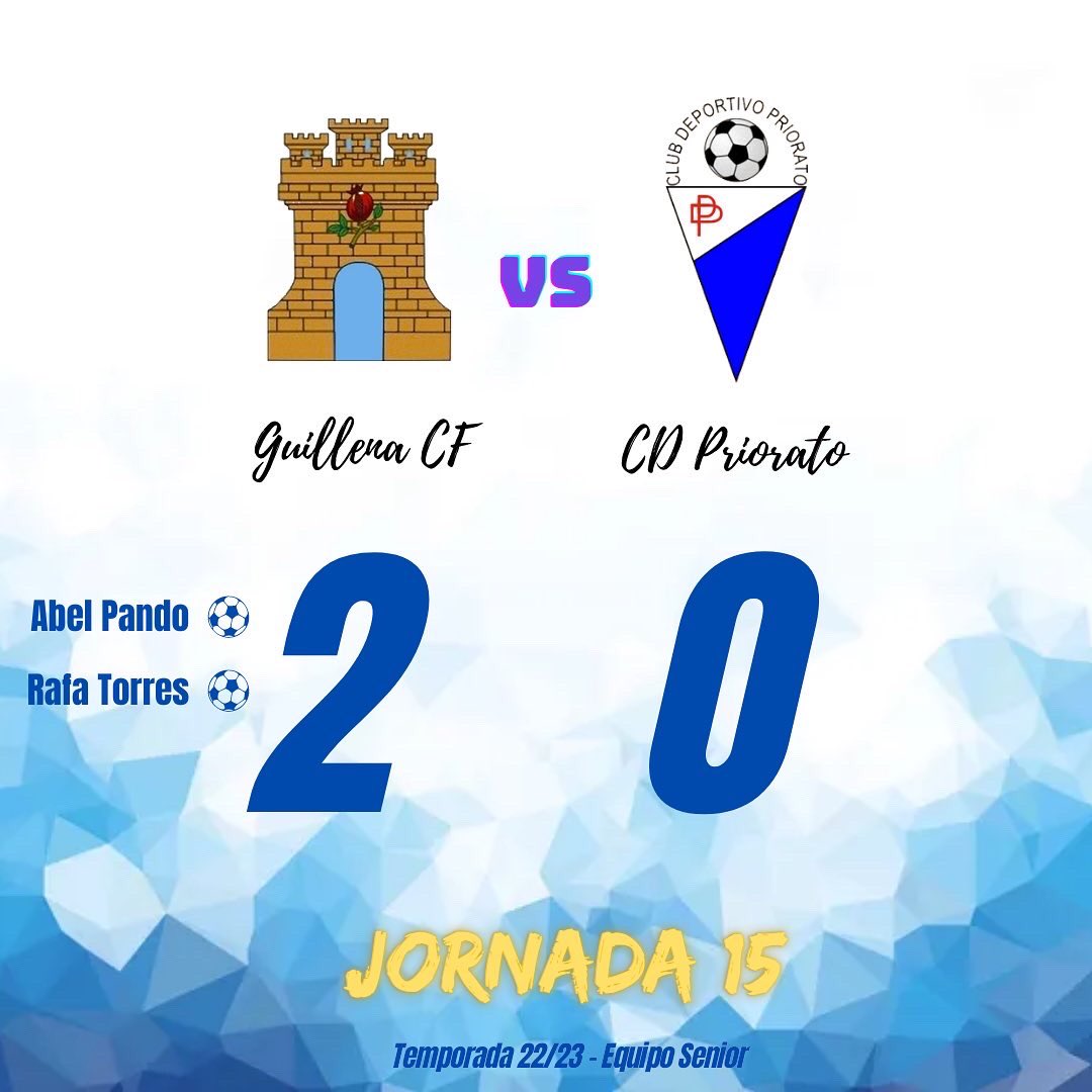 GuillenaCF1969's tweet photo. Resultado 
Jornada 1️⃣5️⃣ https://t.co/1krBmnxSmu