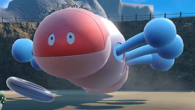 today's little dude of the day is orthworm from pokemon scarlet and violet!! 