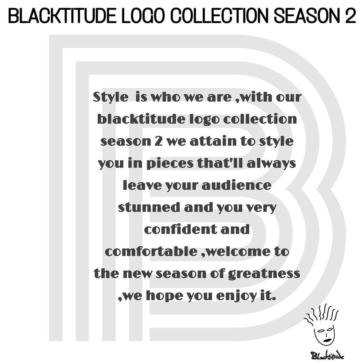 blacktitude01's tweet photo. INTRODUCING OUR SEASON 2 LOGO COLLECTION.
.
Kindly retweet ❤️ https://t.co/wZMYv6U4WR