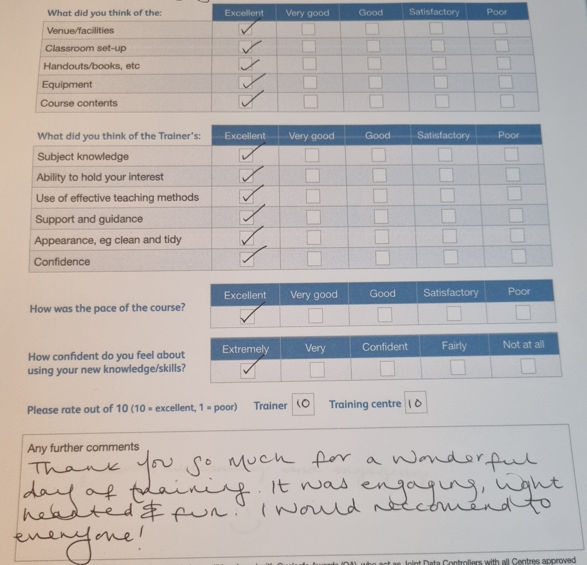 splattraining's tweet photo. Why Splat Training?
Lets see what our learners have to say...
#firstaid #firstaidtraining #training #emergency #emergencyfirstaidatwork #firstaidatwork #firstaidtrainer #splattraining #firstaidtips https://t.co/uHhqB3GHX6