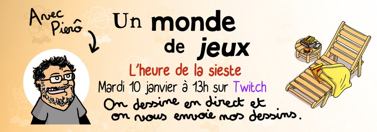 Aujourd'hui à 13h, je vais dessiner en direct sur Twitch avec l'ami @Pierosurlalune au dos de nos cartes de voeux. Quelques (grands) chanceux parmi vous recevrons les cartes par voie postale. Rejoignez-nous, on va bien s'amuser :)
twitch.tv/unmondedejeux
 
<a href="/EditionKyf/">KYF EDITION</a>