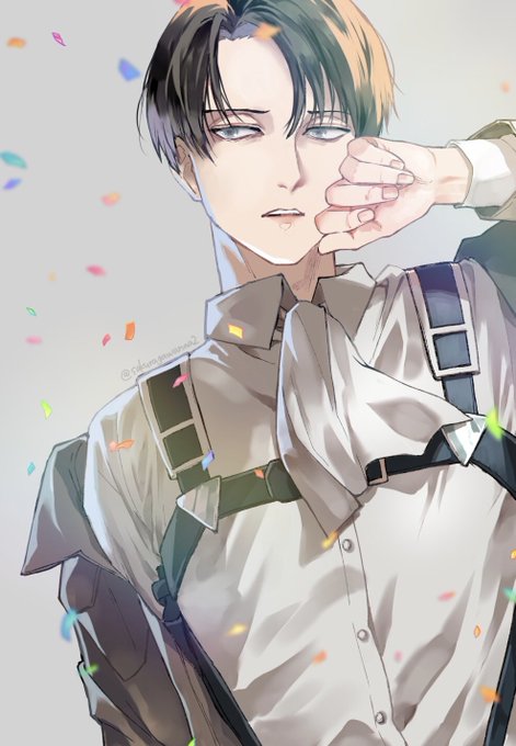 誕生日のために描いてたイラストなので本当は紙ふぶきが降ってました… 
