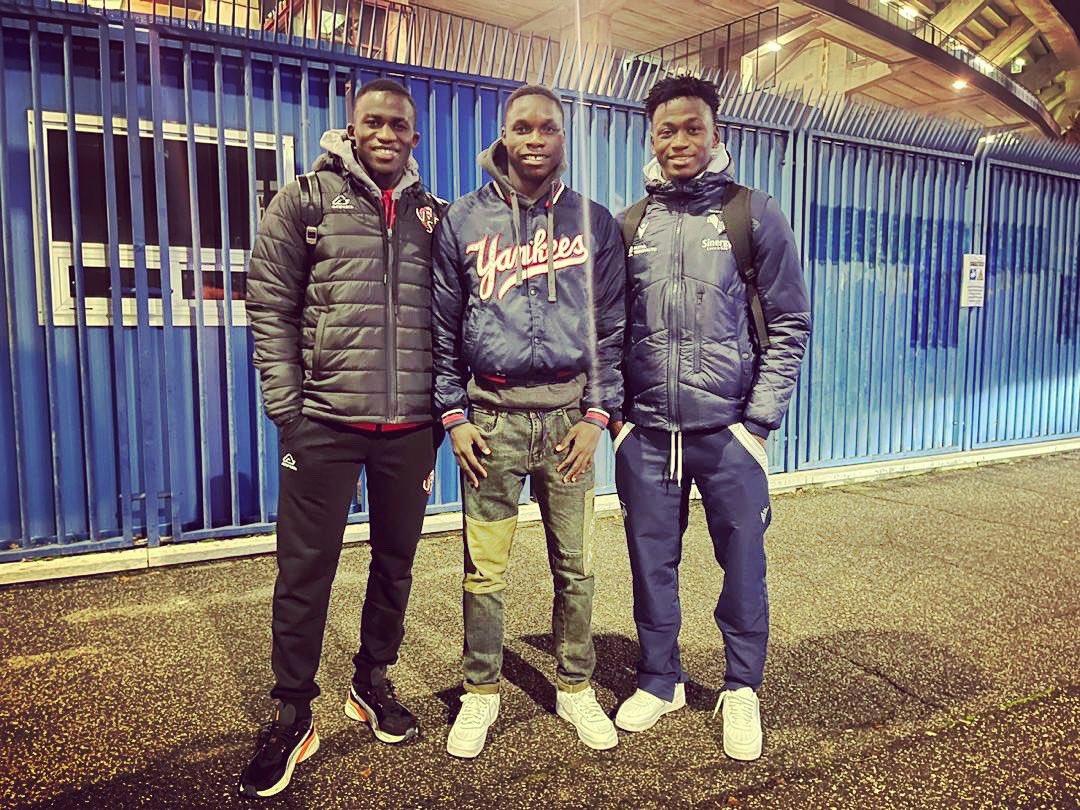 Stephen linked up with his senior teammate @ohenegyanfelix9 and @Sulemana77 after the match against  HELLAS VERONA VS CREMONESE 🔥🔥🔥

#eurafrica #football  #footballseason #footballgame
#footballplayer