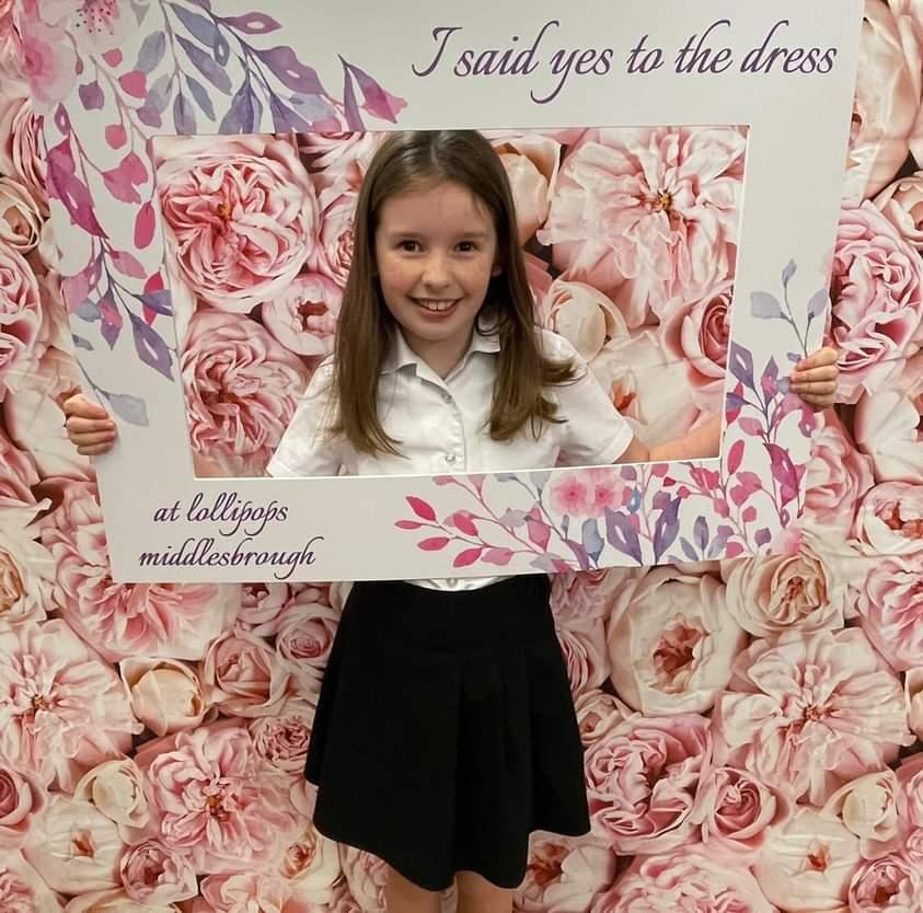She said yes to the dress!
It was lovely having you with us yesterday!
Book your appointment on our Facebook page or call us! <a href="/StTheresePri/">St. Thérèse of Lisieux Catholic Primary School</a>