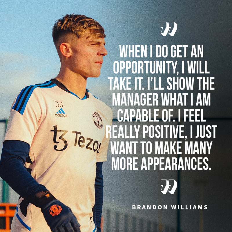 ManUtd's tweet photo. Determined 👊

#MUFC || @BrandonWilliams