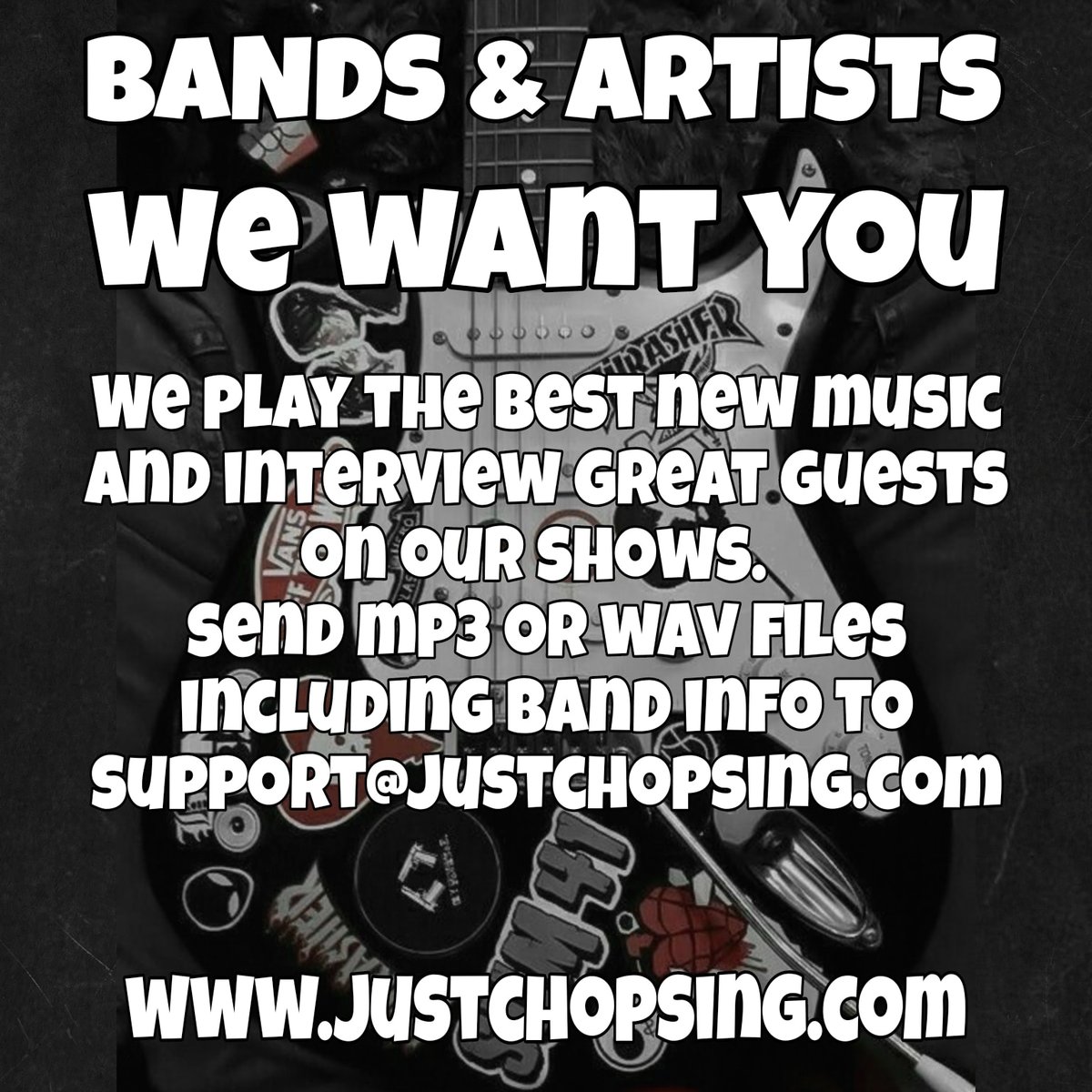 justchopsing's tweet photo. ๐จ Call to action ๐จ
#justchopsing #NewMusic2023 #RockinFaves https://t.co/81QeYrjBw8