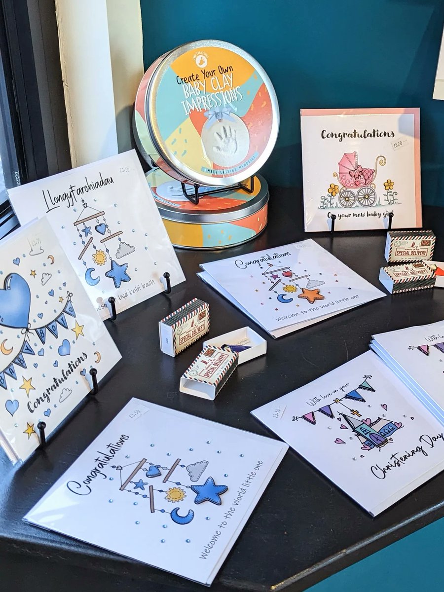 DimensionalUK's tweet photo. Looking for a special way to send love to a new parents and baby? Check out our handmade baby cards, available in Welsh too! 

Shop back open Wednesday from 10am 😁

#handmade #babyshower #newbaby #welshlove #welshcards https://t.co/t62uvd1ul8