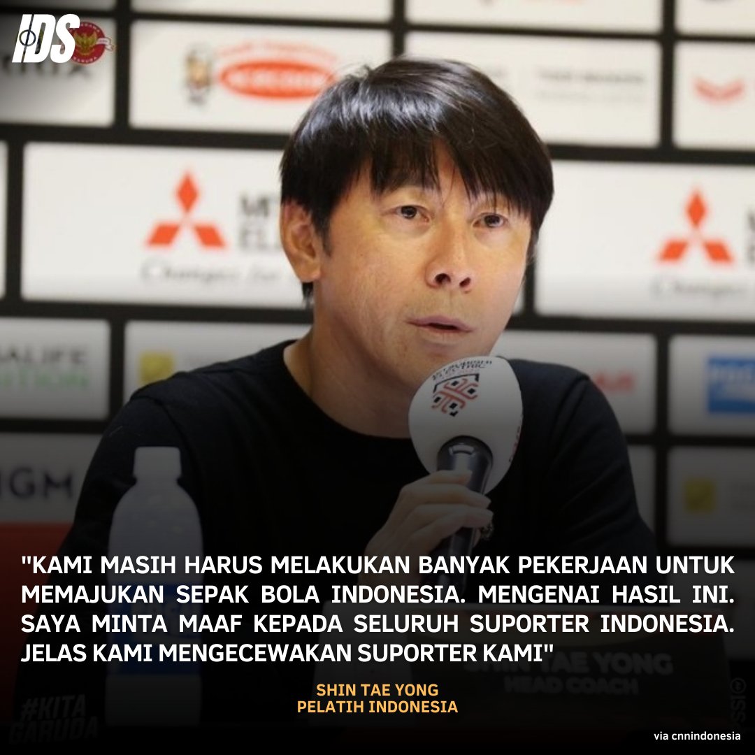 indosupporter's tweet photo. "Pekerjaan rumah memajukan sepakbola tak sebatas Timnas. Juga menyangkut kualitas kompetisi, akademi klub, pengelola liga, sampai ke federasi".

Begitulah tweet template setiap Timnas gagal. https://t.co/gJBa15bRhB