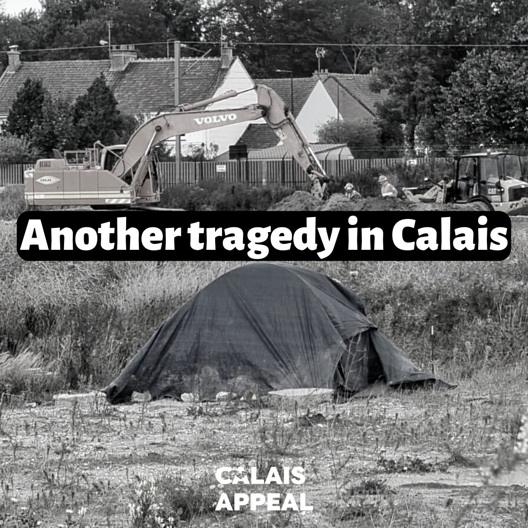 CalaisAppeal's tweet photo. Another tragedy in Calais. A week ago, a Sudanese man was killed by a train in what appears to be suicide.

This was a horrendous but foreseeable consequence of people's desesperate situation here. 

Our thoughts, anger &amp; solidarity go out to the family &amp; communities left behind. https://t.co/VOockeWVGC