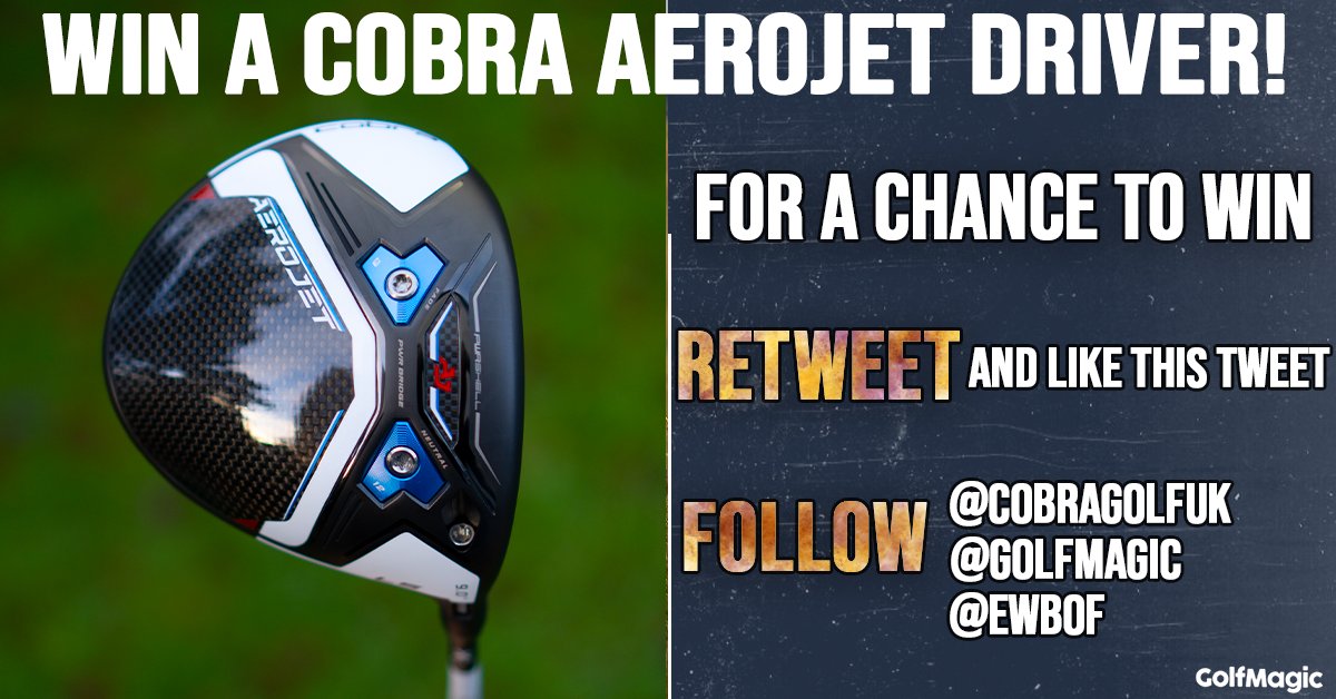 WIN! 

To celebrate 2-time DP World Tour winner Ewen Ferguson joining us on our new podcast, we're giving away a NEW Cobra AEROJET Driver! 😍

How to enter: 

LIKE &amp; RT this post 
FOLLOW <a href="/GolfMagic/">GolfMagic</a>, <a href="/EwboF/">Ewen Ferguson</a> &amp; @CobraGolfUK 
 
Competition closes January 20th. Good luck!