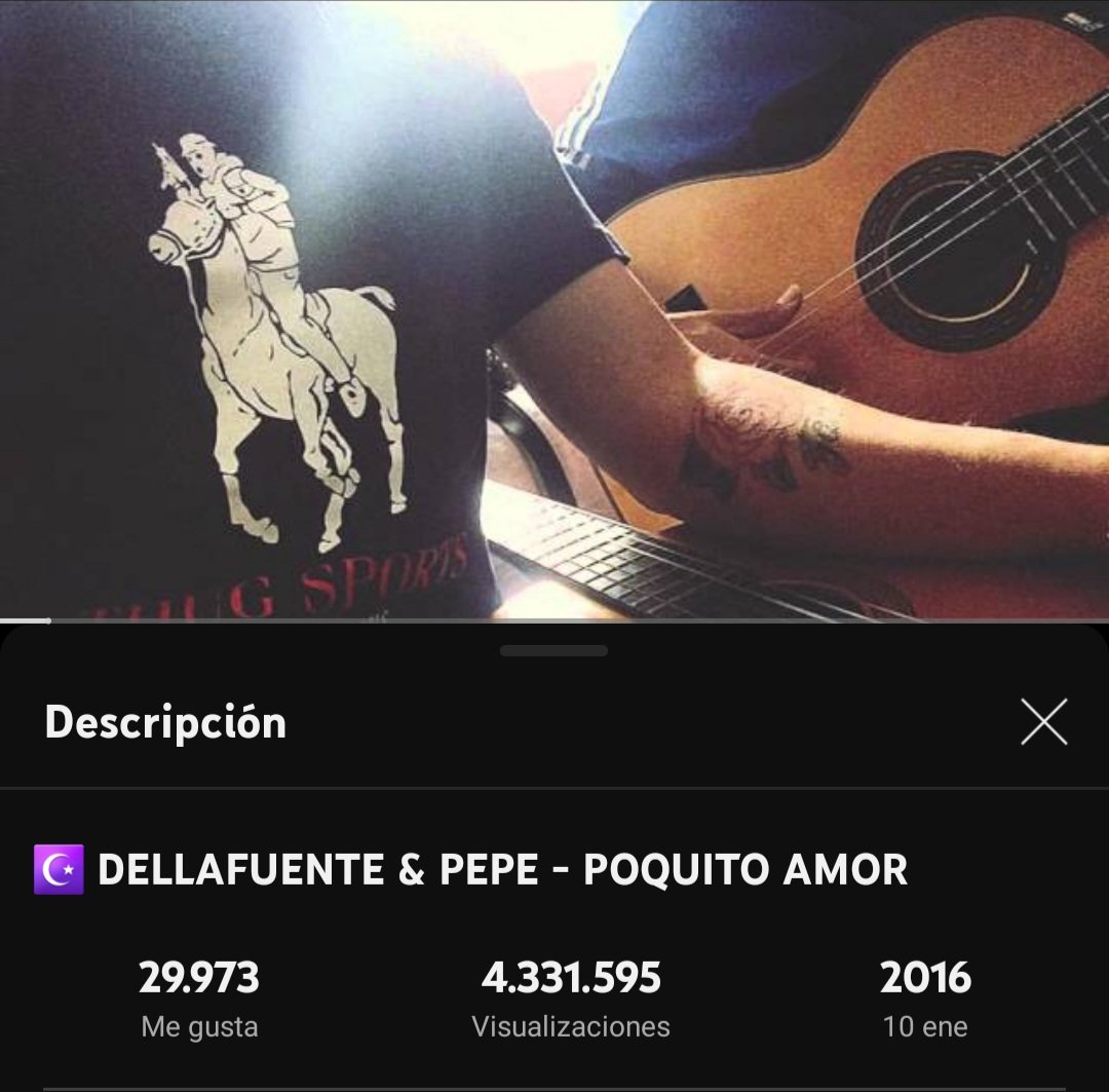 trvpspain's tweet photo. Hoy se cumplen 7 años del lanzamiento de "POQUITO AMOR", de DELLAFUENTE y PEPE (@Dellafuente_ @pepeyvizio). https://t.co/P1JepD6459