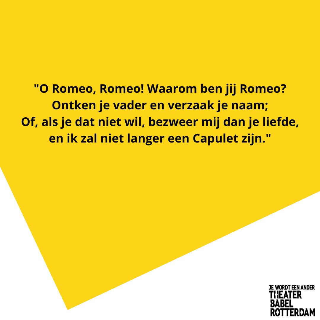 theaterbabel's tweet photo. ‘Theater Babel speelt Romeo’s en Julia’s’ laat in een modern jasje het gruwelijke verhaal van Shakespeare zien.  

Je ziet het in de voorstelling. Deze is nog te in februari en maart 2023.

Mis het niet en koop je tickets 👇 
https://t.co/OgB6hmchno https://t.co/HTvvDggyr0